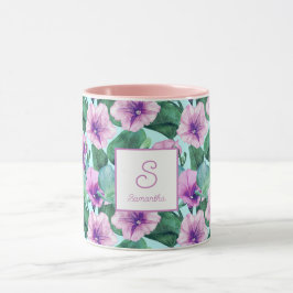 Caneca Glória da Manhã - Retro Floral