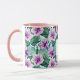 Caneca Glória da Manhã - Retro Floral