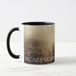 Caneca Glória imperial de César cinematográfica preta