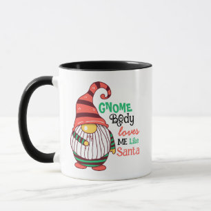 Caneca Gnome Body Me Ama Como Papais noeis Cute Mug