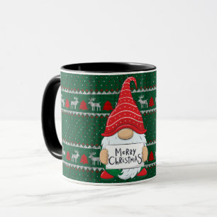 Caneca Gnome com Santa Hat MUGS