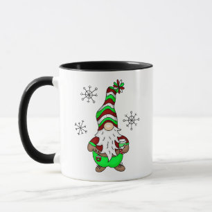Caneca Gnome é onde está o café   Festa de Natal