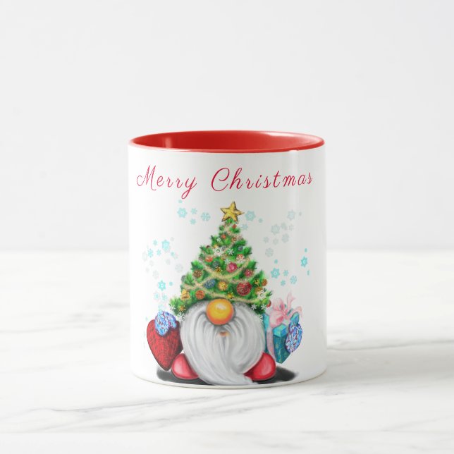 Caneca Gnome Mug Bonito de Natal (Centro)