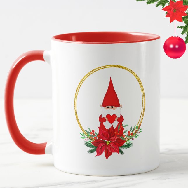Caneca Gnomo Bonito e Fera de Natal (Criador carregado)