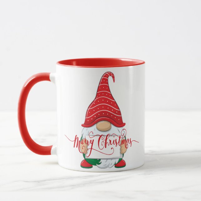 Caneca Gnomo de Natal (Esquerda)