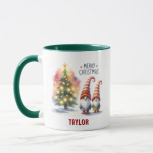 Caneca Gnomo Feliz Festivo Personalizado Feliz Natal