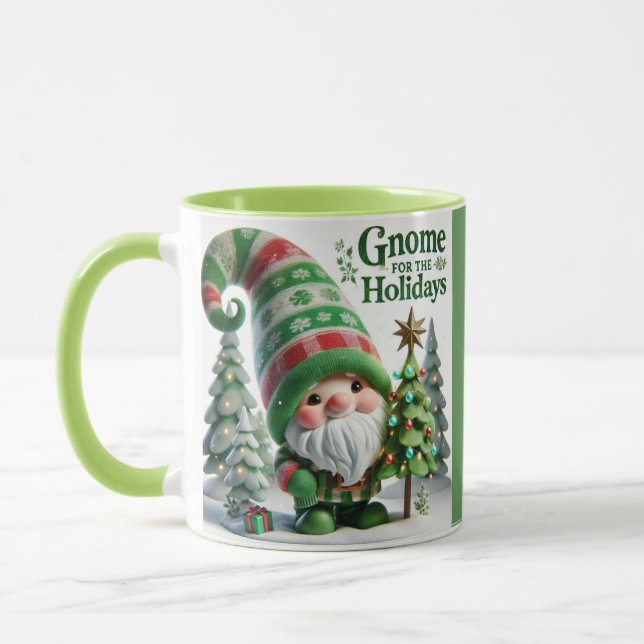 Caneca Gnomo Para A Taça Oficial De Férias #2 Verde (Esquerda)