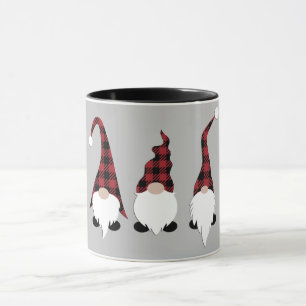 Caneca Gnomos de Natal da Xadrez de Búfalo