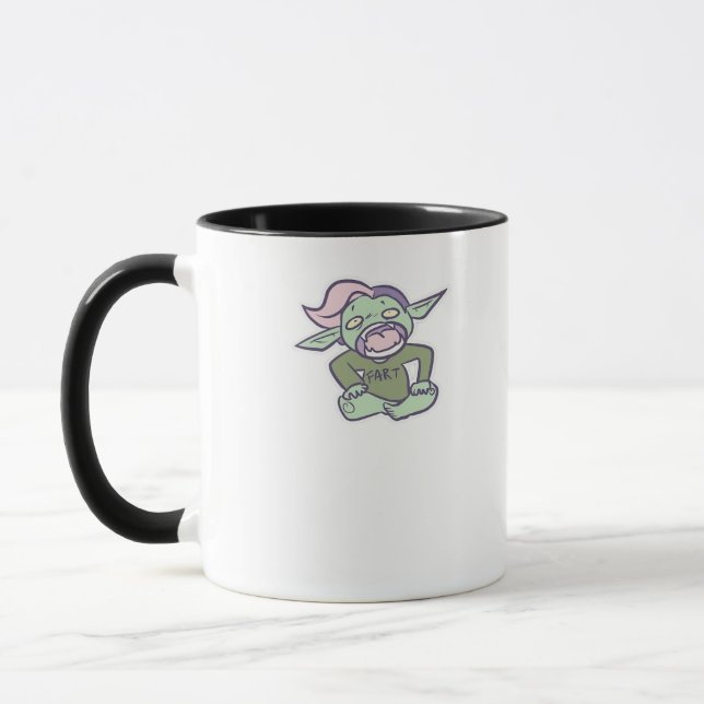 Caneca Goblincore Fart Goblin Clássico (Esquerda)
