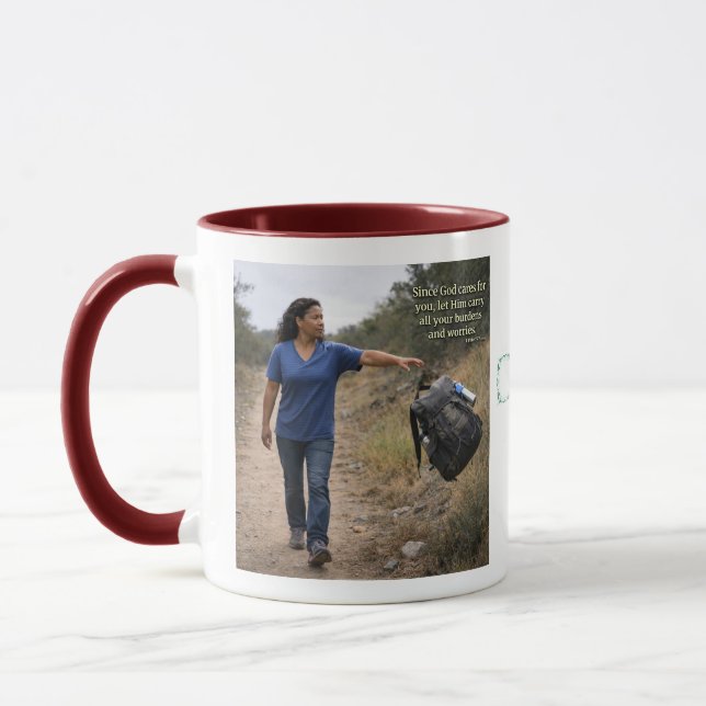 Caneca God cares for you (Esquerda)