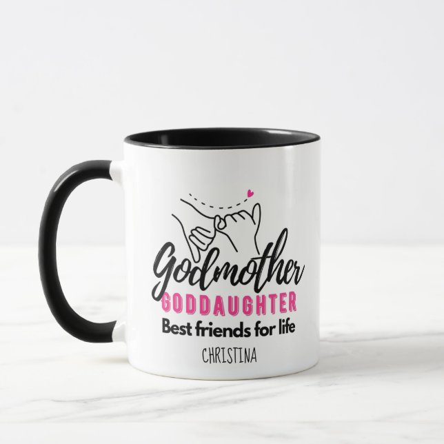 Caneca Godchild Gift - A Madrinha dos Melhores Amigos da  (Esquerda)