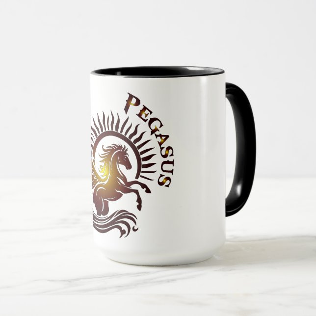 Caneca Gold Pegasus2 Mug (Frente Esquerda)
