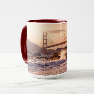 Caneca Golden gate bridge da praia do padeiro