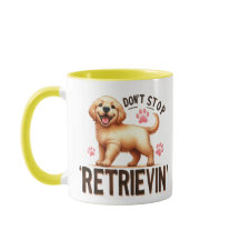 Golden Retriever Don't Stop Retrievin 