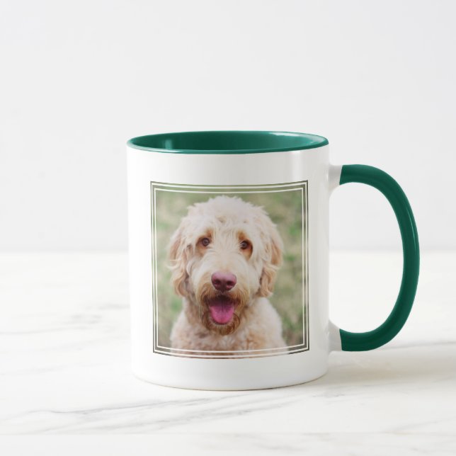 Caneca Goldendoodle sorrindo (Direita)