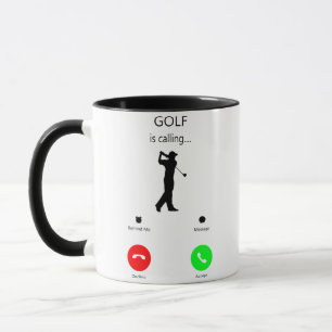 Caneca Golfe Está Chamando, Presente Para Golfista, Pres
