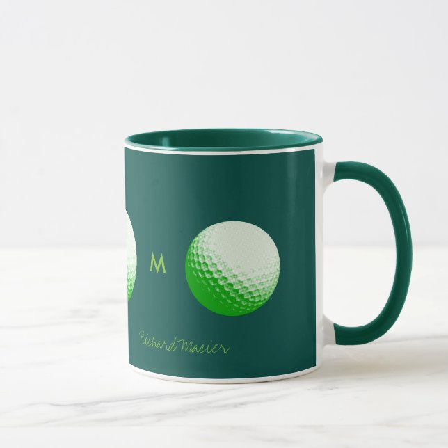 Caneca golfe nomeado (Direita)
