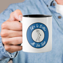 Golfe Tee Tempo Humor Engraçado Esporte Trocadilho