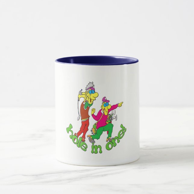 Caneca Golfer ganhando um buraco em um (Centro)