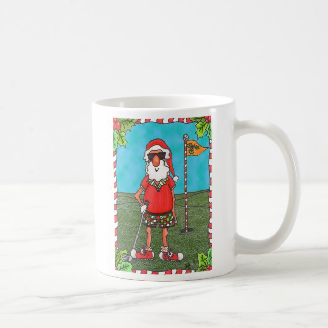 Caneca Golfing do papai noel (Direita)