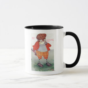 Caneca Golfing Owl Noting Silence é Ouro