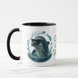 Caneca Golfinho de Óculos de Sol – Dia da Baleia e do Gol
