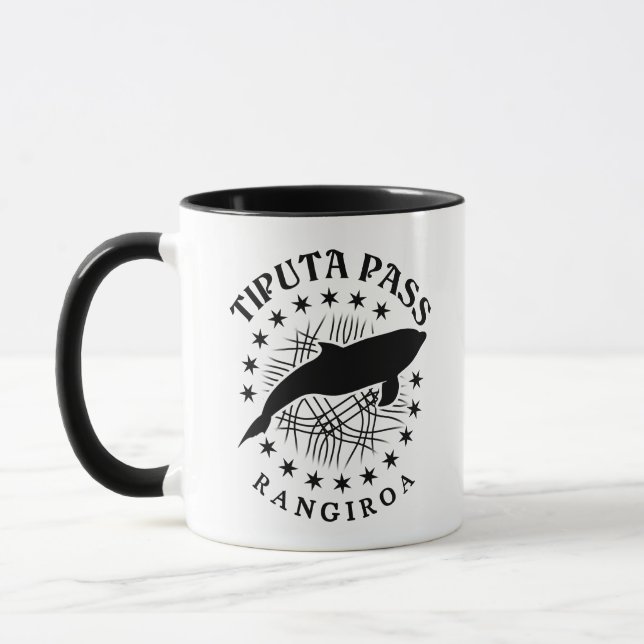 Caneca Golfinho Scuba Merging Rangiroa Lagoa - Passagem d (Esquerda)