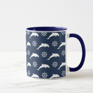 Caneca Golfinhos no teste padrão da parada
