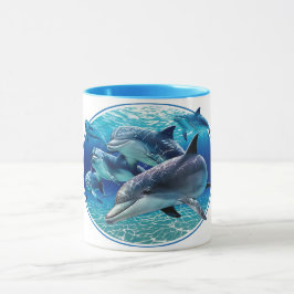 Caneca Golfinhos por EKLEKTIX