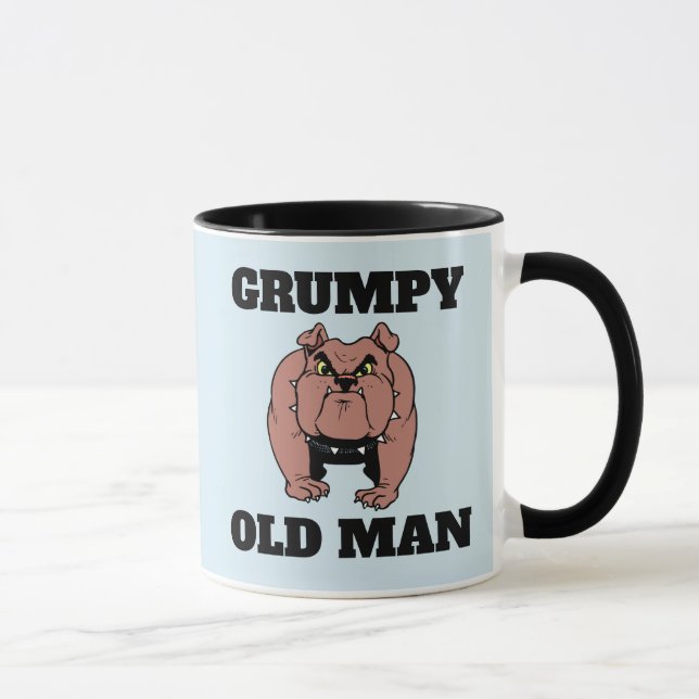 CANECA GOMA DE CAFÉ DE CAFÉ DE VELHO BOLLDOG (Direita)