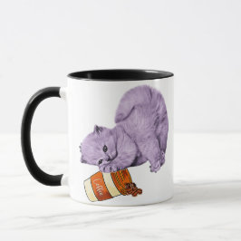 CANECA GOMA DE GATO DE CAFÉ