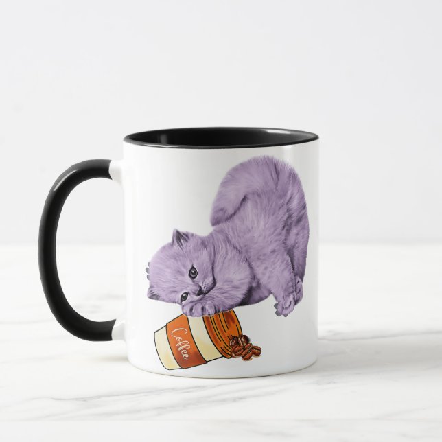 CANECA GOMA DE GATO DE CAFÉ (Esquerda)