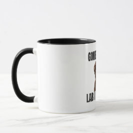 Caneca Gone Fishing Lab in Charge Mug