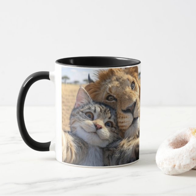 Caneca Good morning lion (Com Donut)