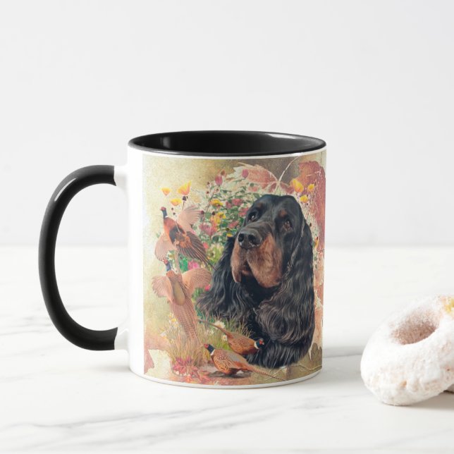 Caneca Gordon Setter (Com Donut)