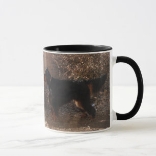 Caneca Gordon Setter Cerâmica Ringer Mug