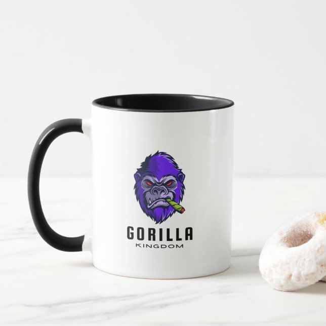 Caneca Gorilla Kingdom (Com Donut)