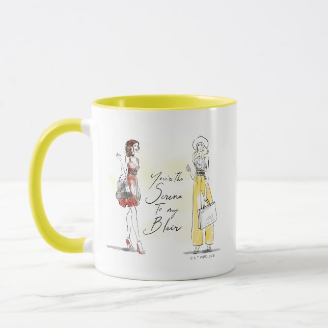 Caneca Gossip Girl - Você é a Serena para minha Blair (Esquerda)
