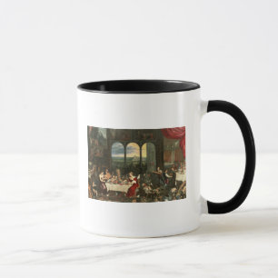 Caneca Gosto, audição e toque, 1618