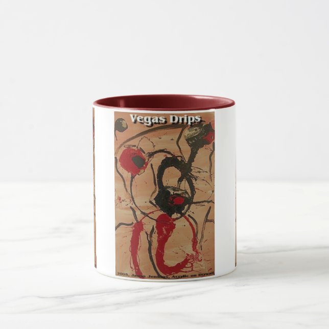 Caneca gotejamento de vegas (Centro)