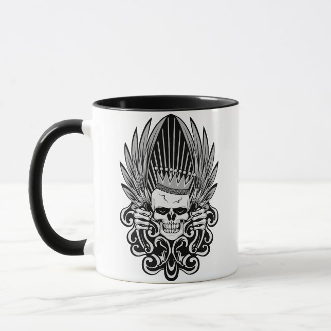 Caneca Gothic King Skull (Esquerda)