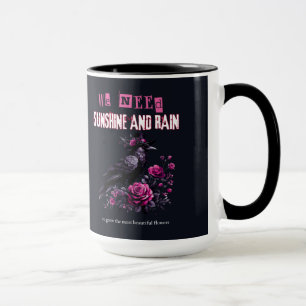 Caneca Gótica de Rosas Rosas