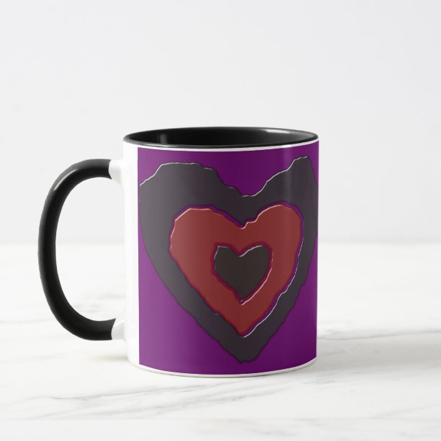 Caneca Gótica Derreter Coração de Amor (Esquerda)