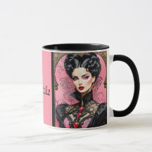 Gótico Rosa Lady Coffee Mug