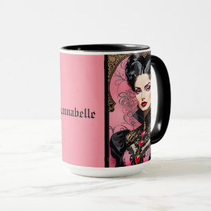 Caneca Gótico Rosa Lady Mug