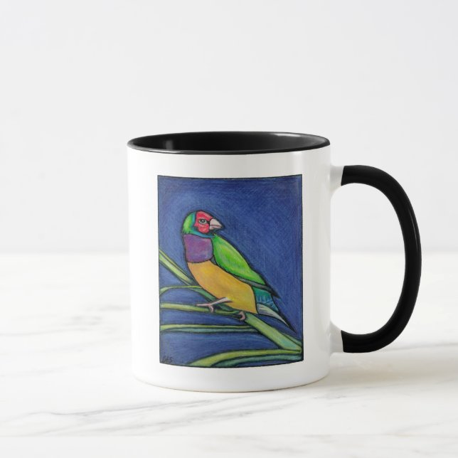 Caneca Gouldian Finch Mug (Direita)