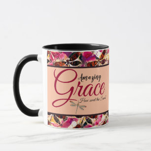 Caneca Graça incrível Libélulas brilhantes