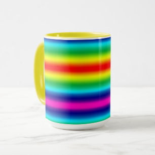 Caneca Gradiente arco-íris.