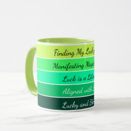 Caneca Gradiente Moderno do Dia de São Patrício