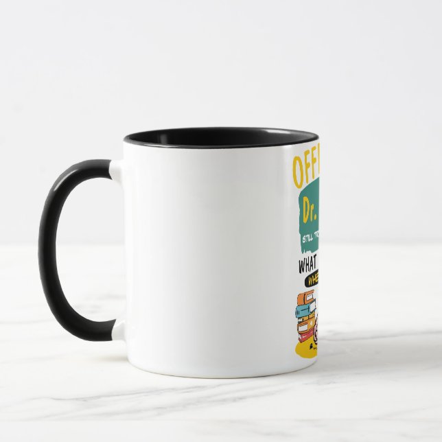 Caneca Graduação de Doutorado Divertida (Esquerda)